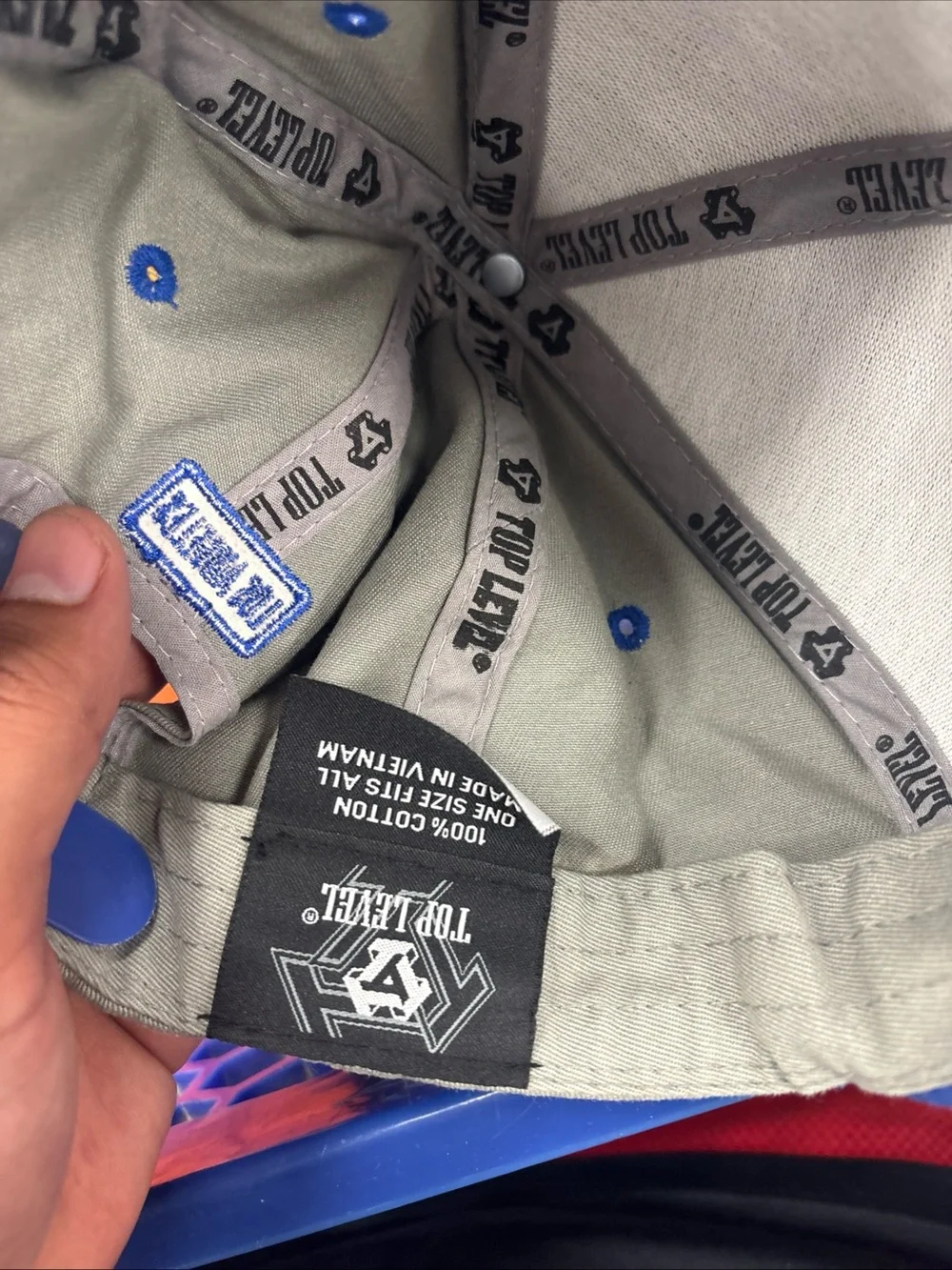 Los Angeles Kids Snapback Hat - Blue & Gray